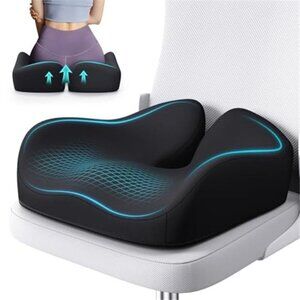 Memory Foam Seat Cushion Office Chair Tailbone Pain Relief Sciatica Back Support